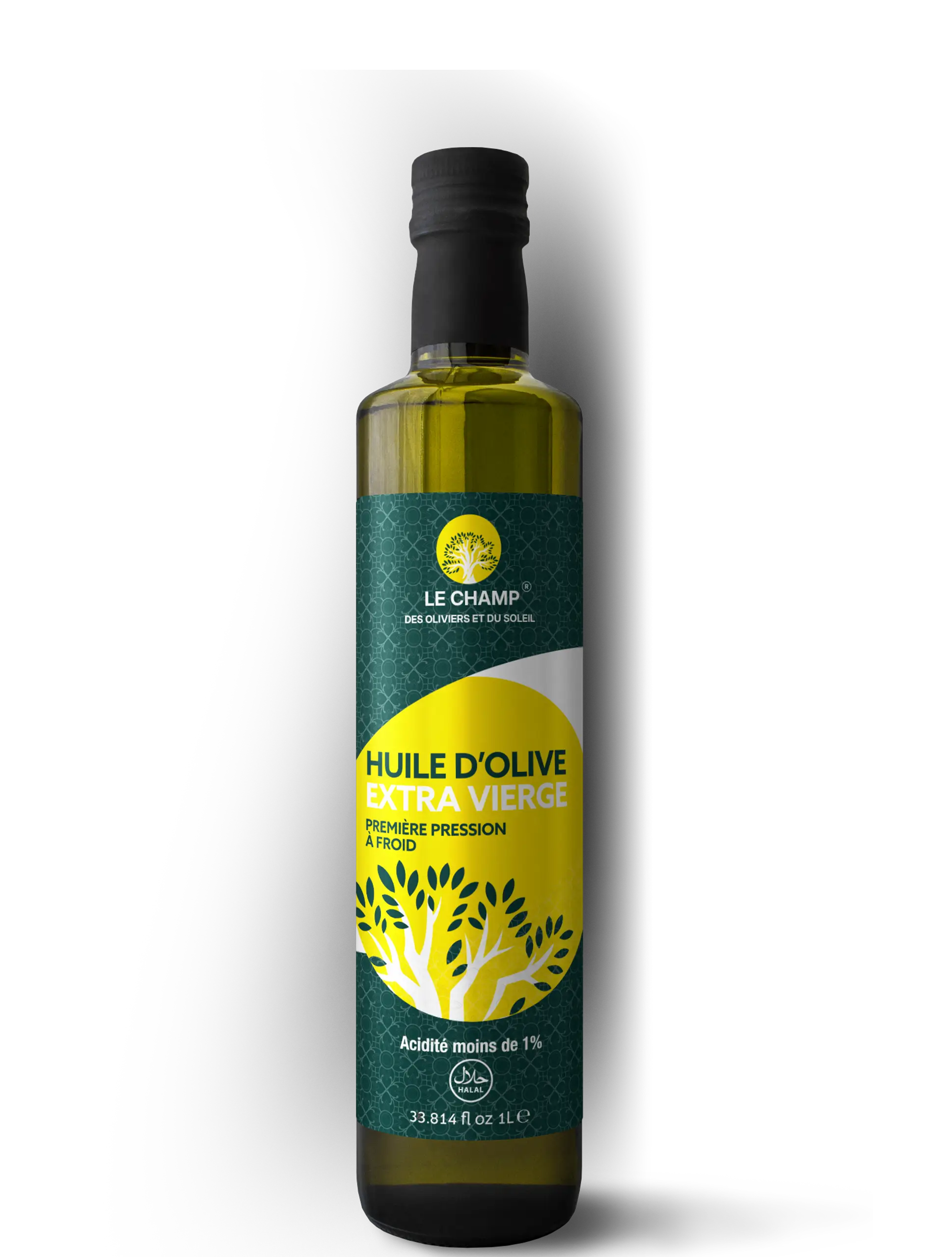 1L extra vierge le champ des oliviers et de soleil huile d'olive