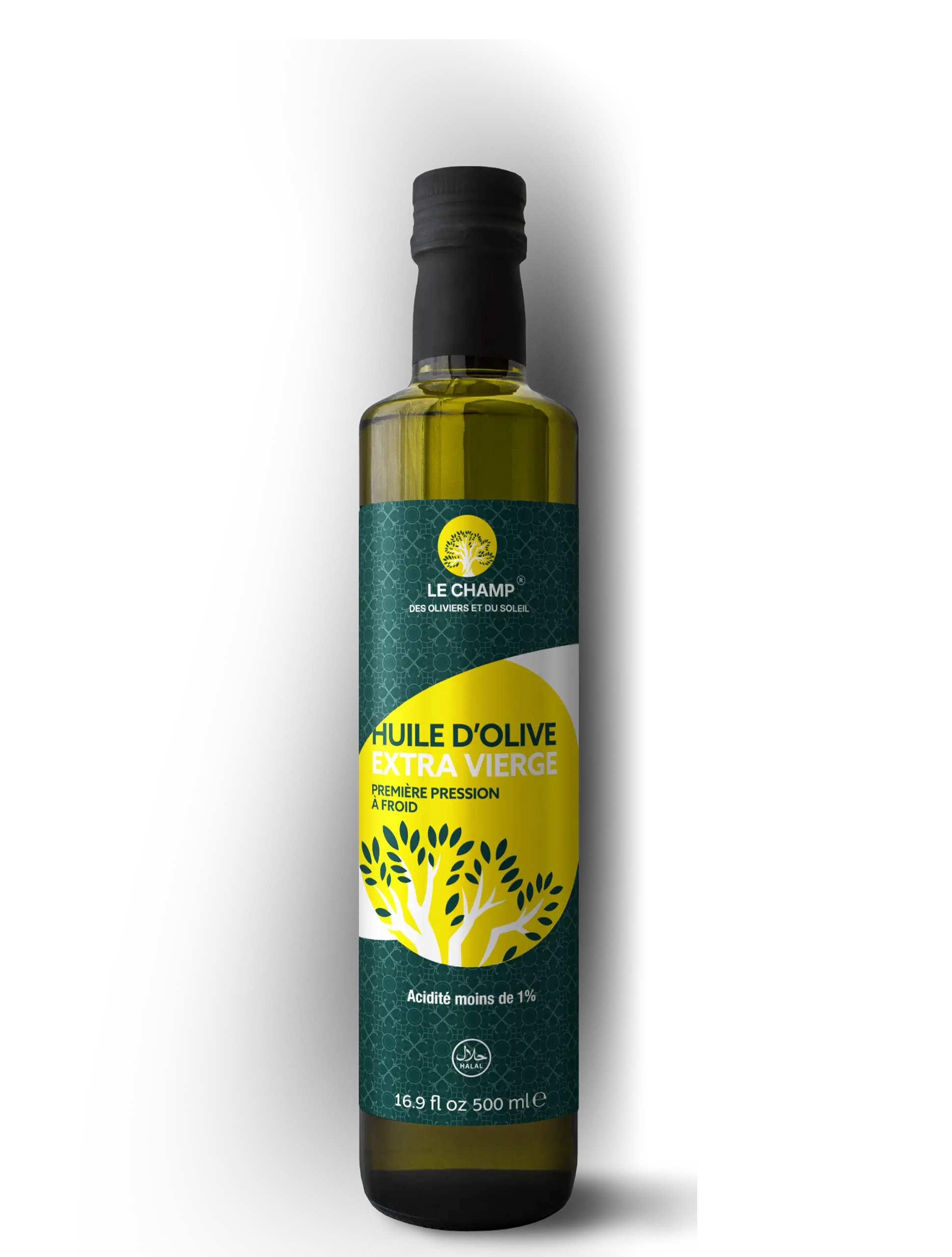 500mL extra vierge le champ des oliviers et de soleil huile d'olive